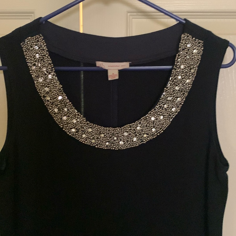 Little Bkack Dress with Neckline Bling! Celebrate in Style!